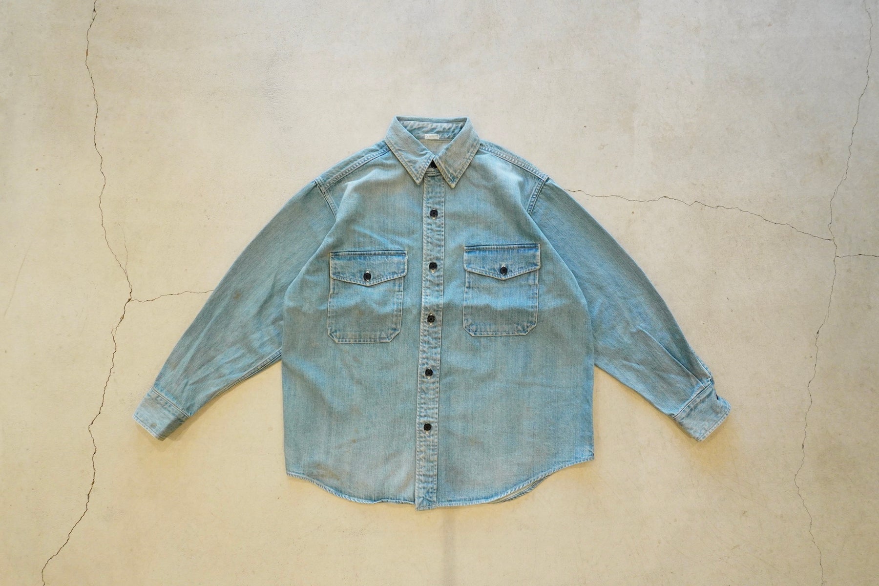 A.PRESSE / Vintage Denim CPO Shirt – web-inter