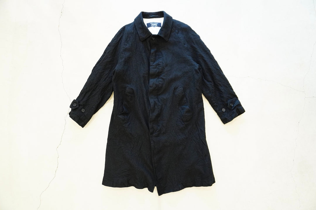 COMME des GARCONS HOMME / ウールサージ 製品縮絨 コート – web-inter