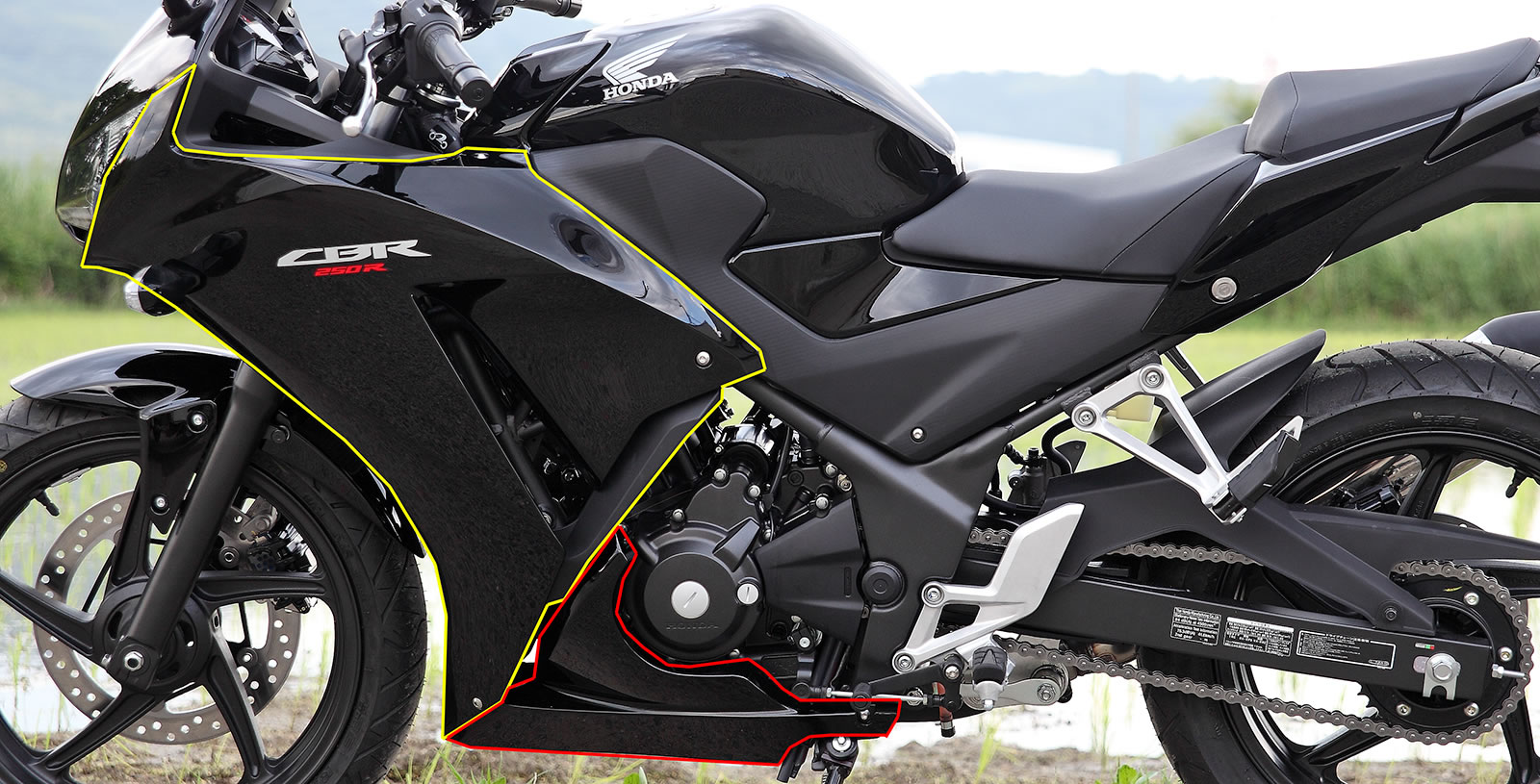 CBR250R MC41後期 カウルの脱着