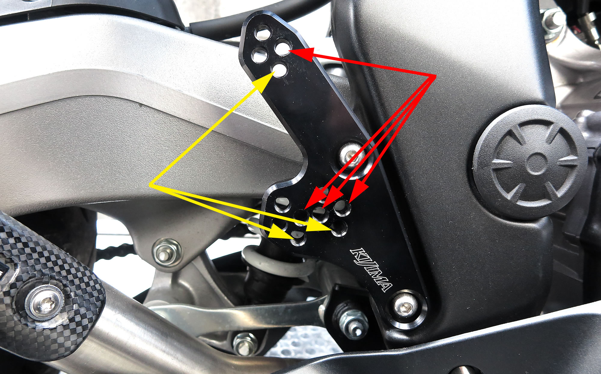 MC51 CBR250RR バックステップもどき