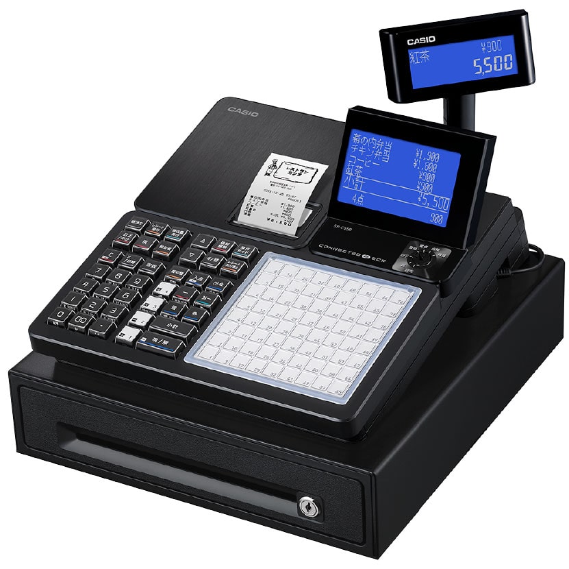 SR-C550-EX｜CASIOのレジスターとキャッシュレス決済サービス