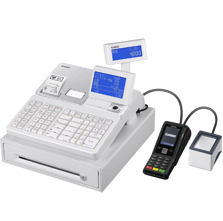 レジの特長｜CASIOのレジスターとキャッシュレス決済サービス