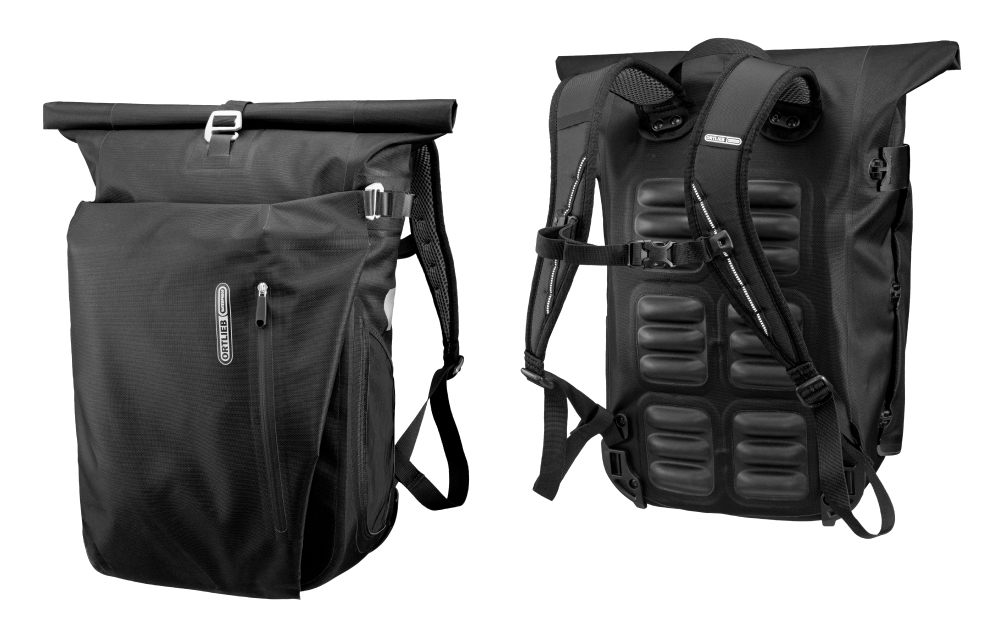 バイクバッグが瞬時にバックパックへ！ オルトリーブの2IN1バッグが