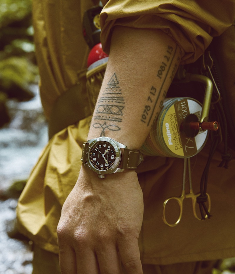 ハミルトン」のカーキ フィールド エクスペディション的、外遊び