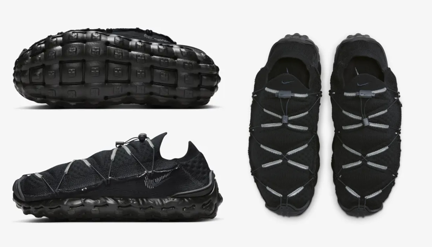 ナイキから、都会的な黒に統一された“ISPA” マインドボディが登場