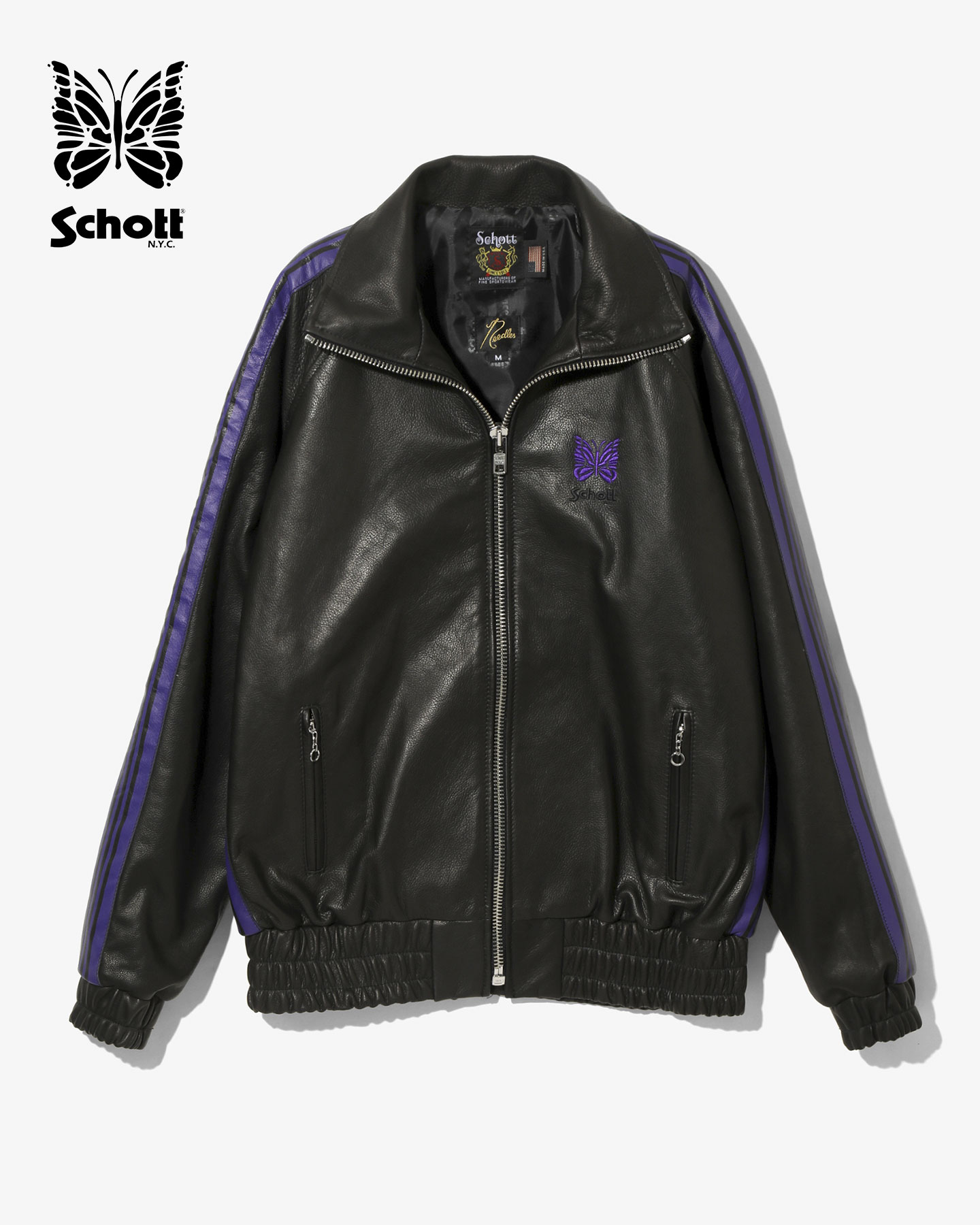 米国のレザーブランド、ショットがニードルズと初のコラボを敢行