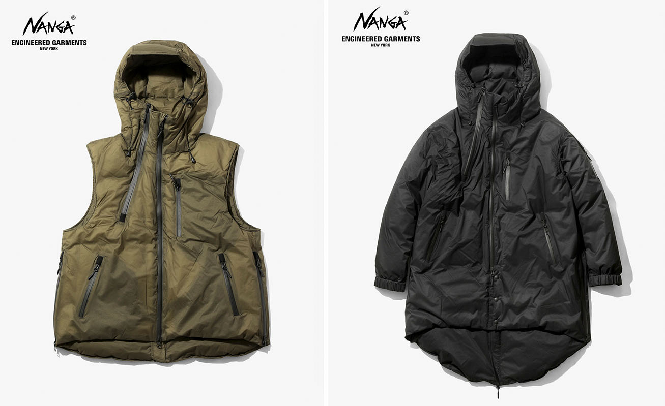 エンジニアド ガーメンツが、ナンガのダウンアウターをアレンジ。名作