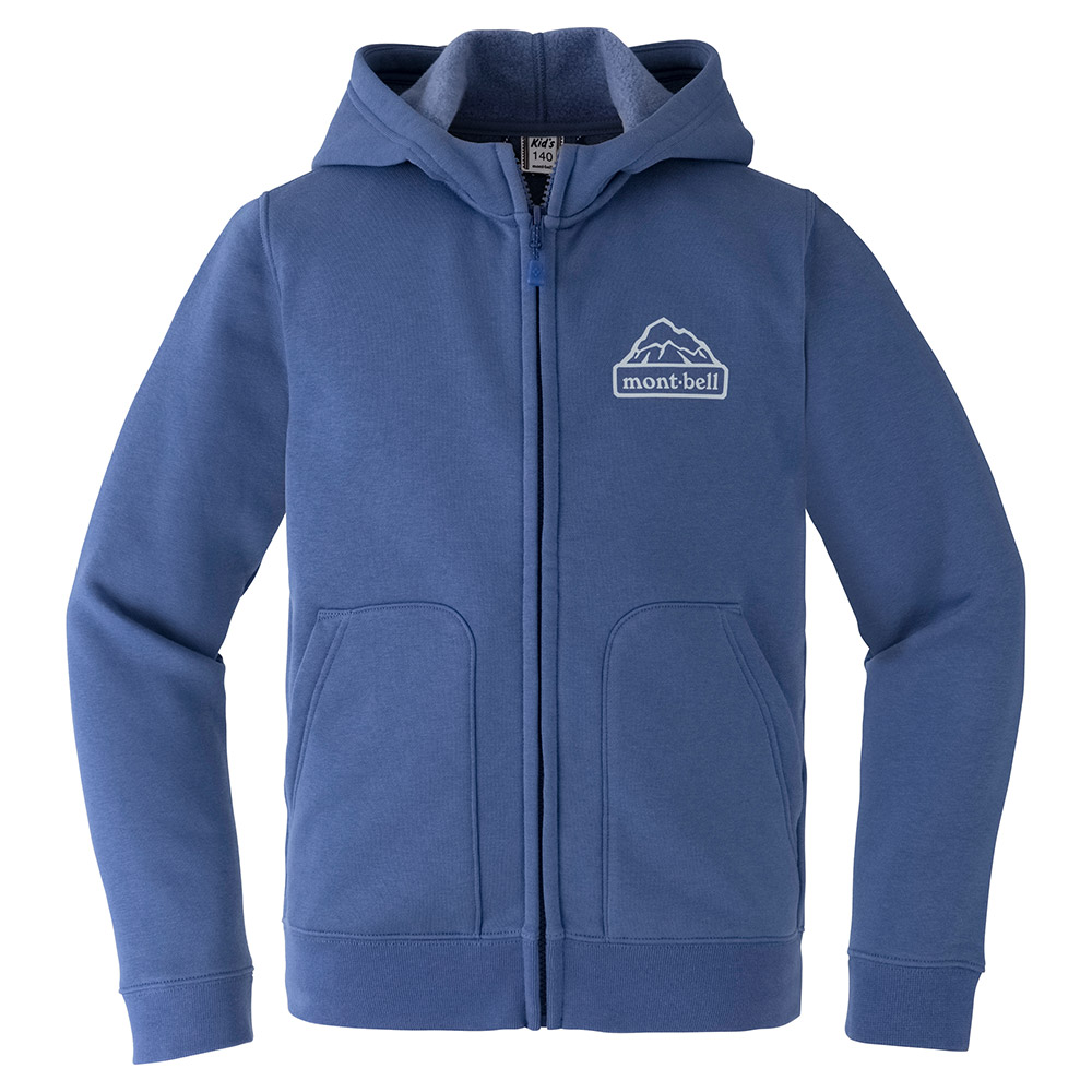 コットン スウェットジップパーカ Kid's 140-160｜モンベル