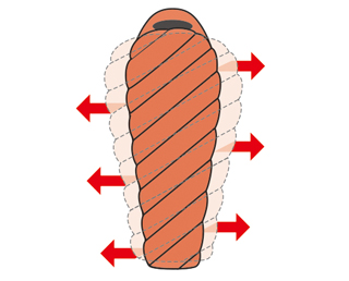 シームレス ダウンハガー800 EXP.｜モンベル