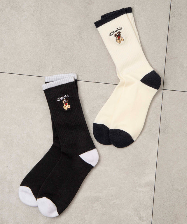 別注NEWJACK刺繍ソックス(25-27cm)【一部店舗限定】｜WEGO（ウィゴー