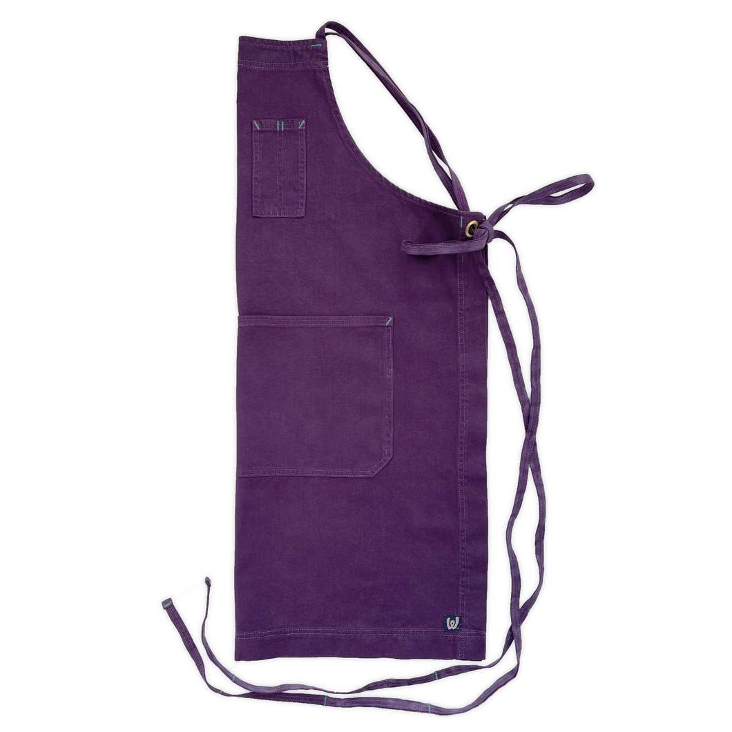 Nightshade Full Cross-Back Apron – White Bark Workwear