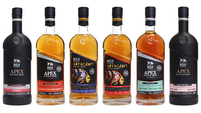 イスラエル初の蒸留所「M&H」のシングルモルトウイスキー、6種が発売