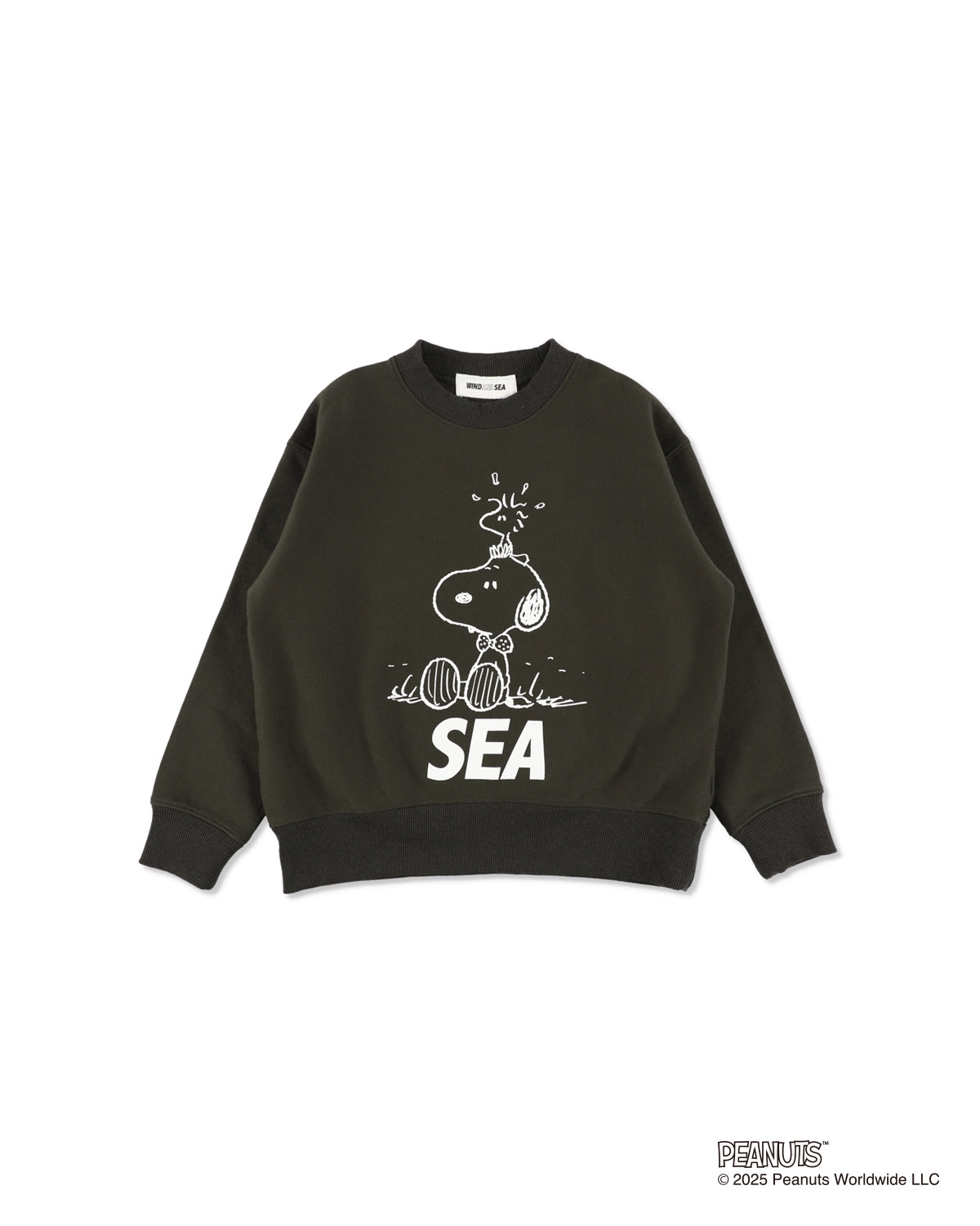 SMOOTHY x WDS Snoopy Washed Kids Crewneck Sweatshirt – WIND AND SEA