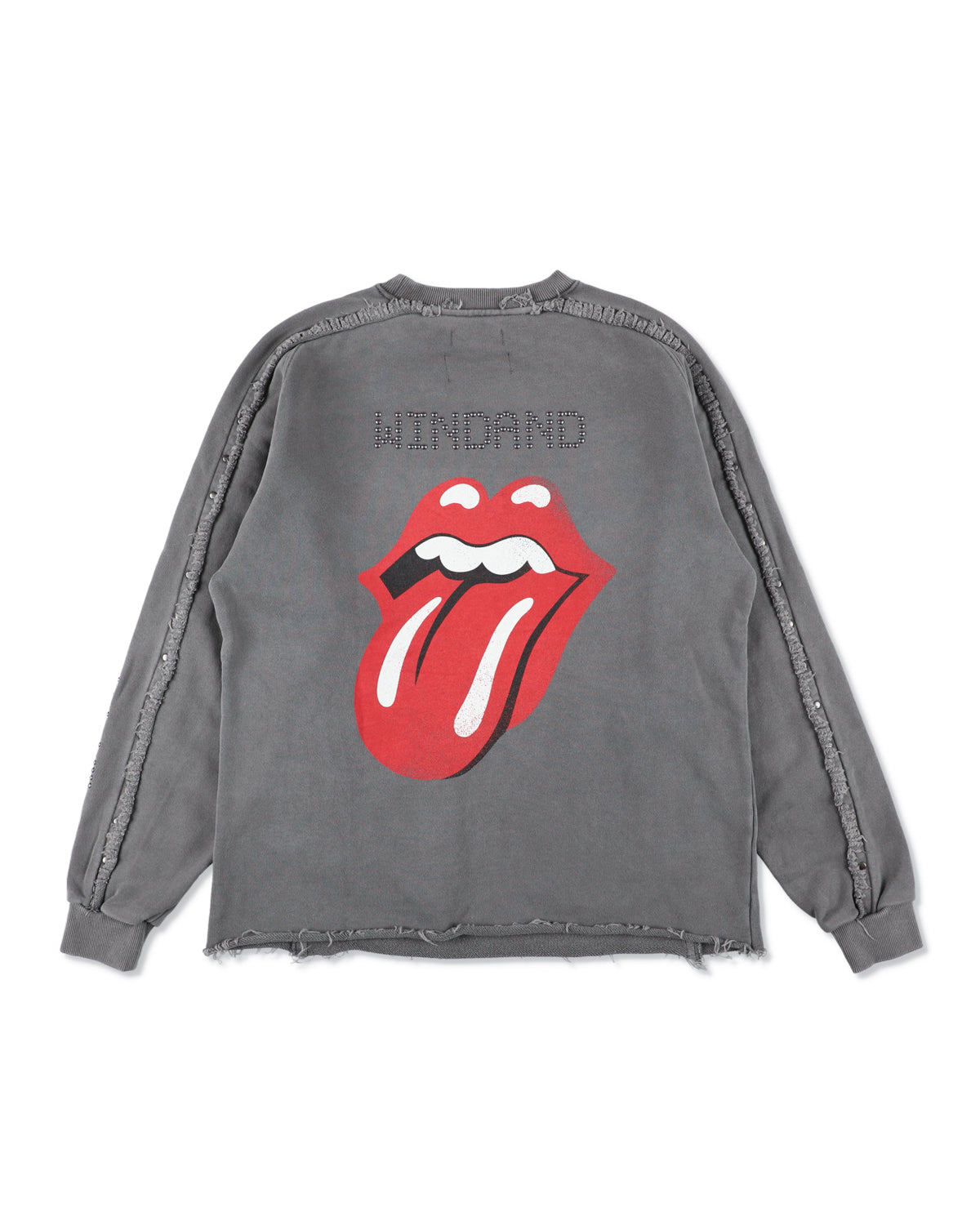 The Rolling Stones x WDS Studs＆Rhine Stones Crewneck Sweatshirt