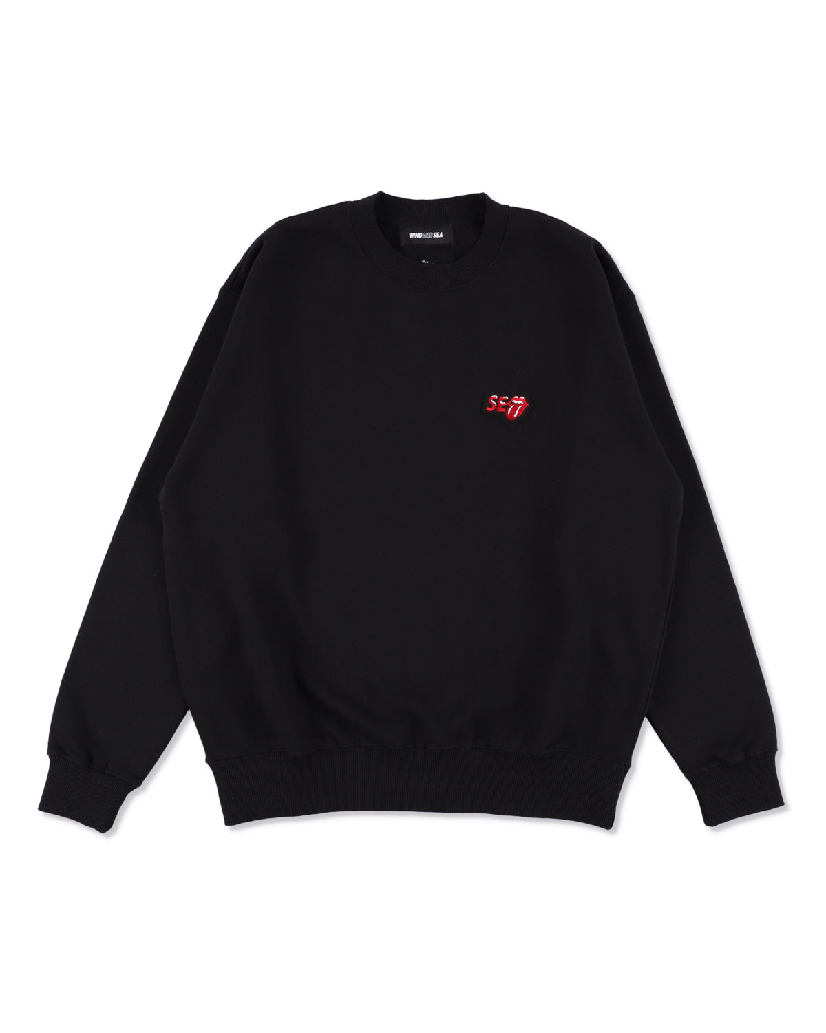 THE ROLLING STONES x WDS CREW NECK SWEAT SHIRT – WIND AND SEA