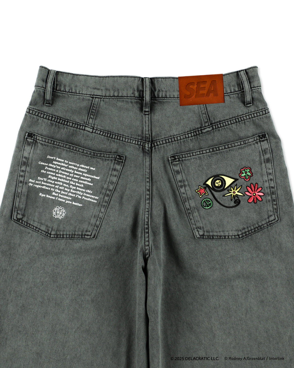 PARAPPA x DE LA SOUL x WDS DENIM SHORT – WIND AND SEA