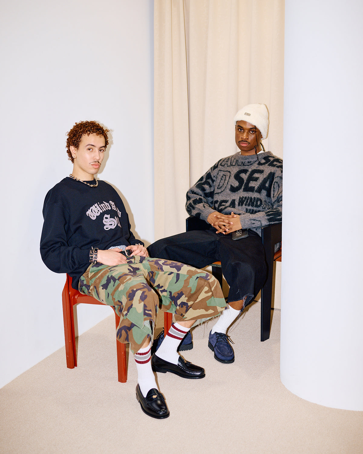 Satin Patch Crewneck Sweatshirt – WIND AND SEA