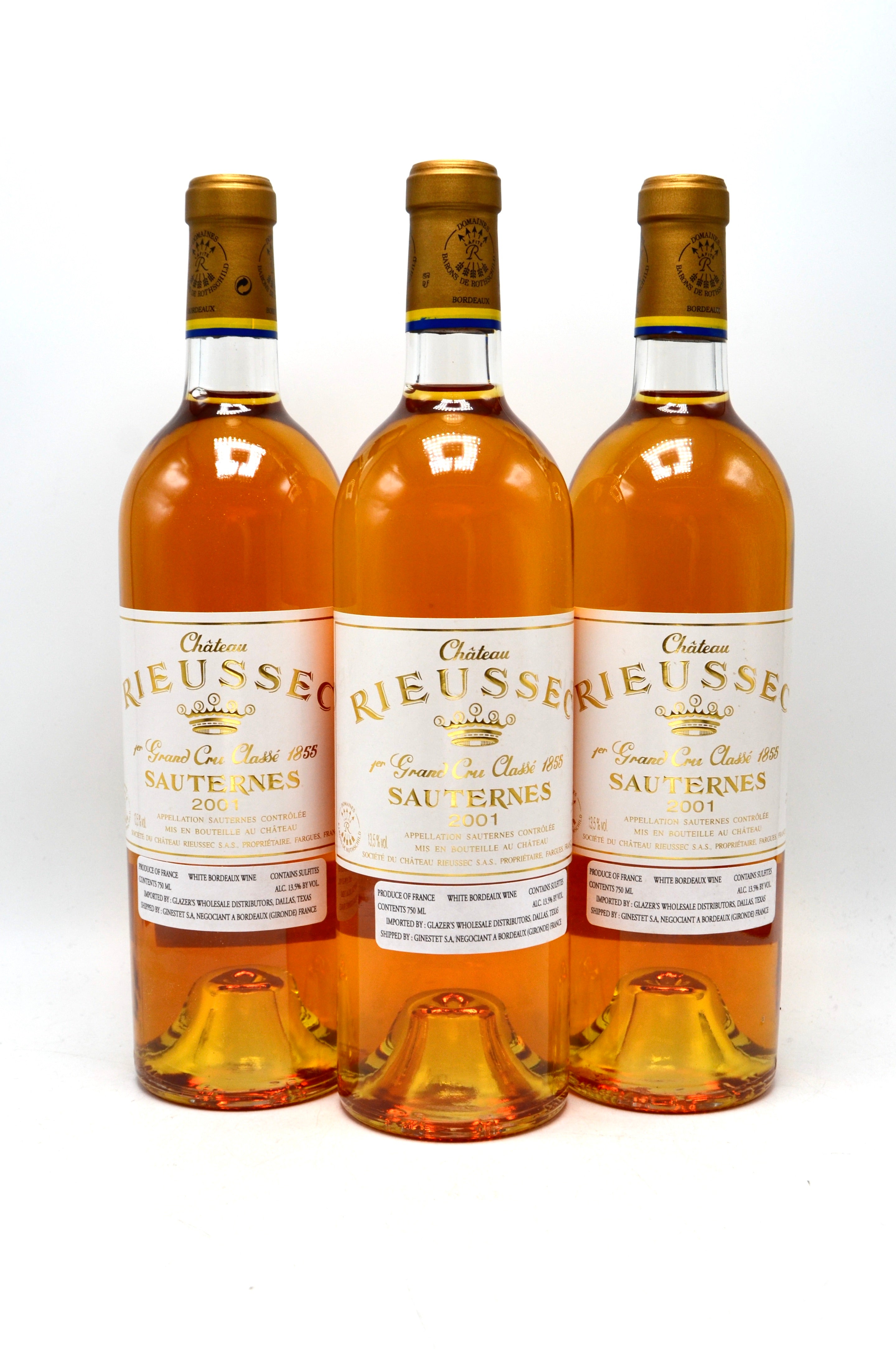 2001 Château Rieussec, Sauternes – Wine Consigners Inc.