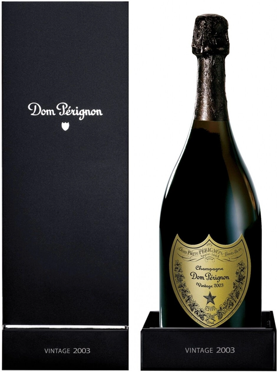 Champagne Dom Perignon, 2003, gift box, 750 ml Dom Perignon, 2003
