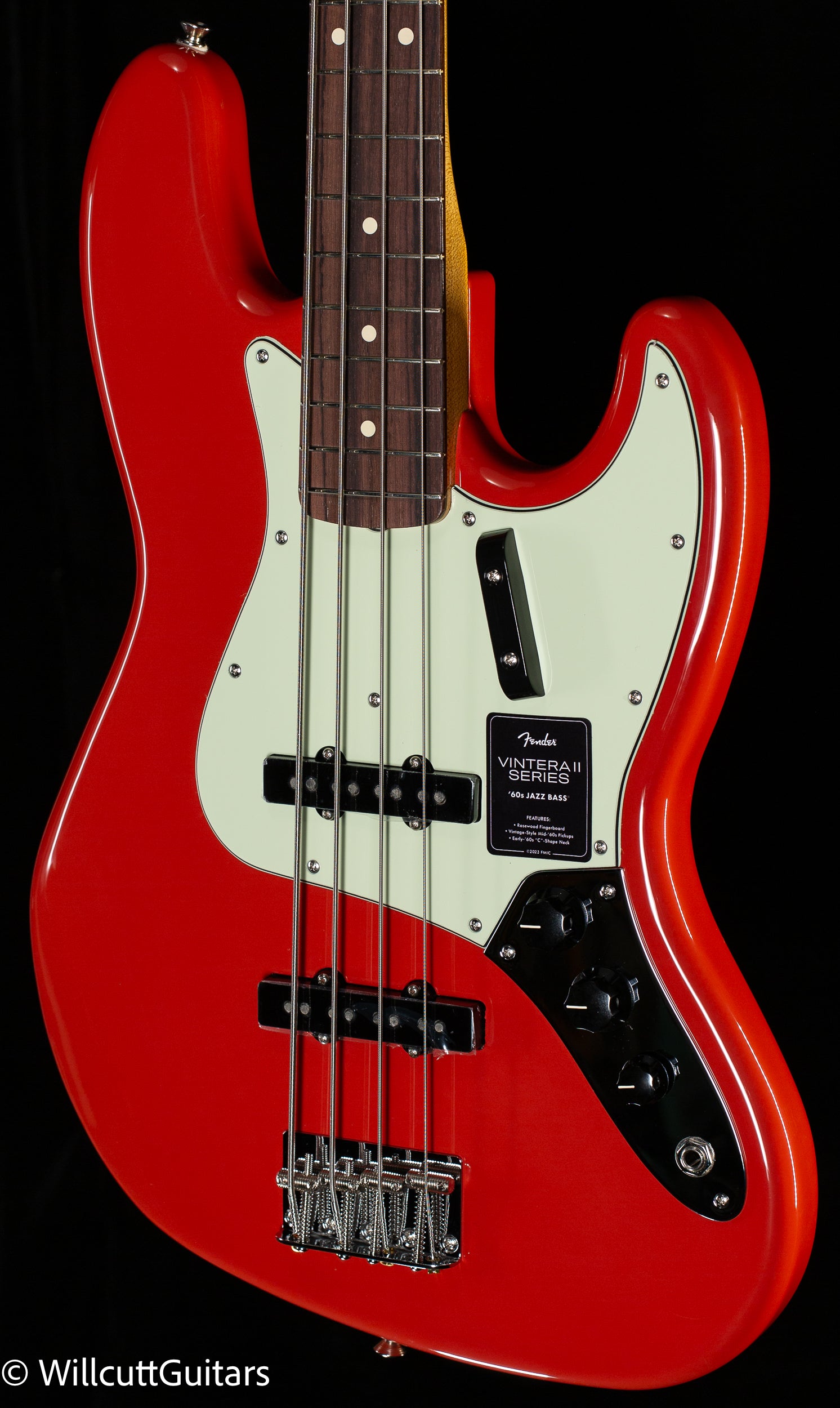 Fender Vintera II '60s Jazz Bass Rosewood Fingerboard Fiesta Red