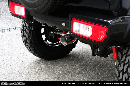 WirusWin】【JB64】ジムニー用ハイパークイックマフラー