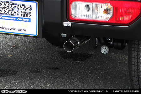 WirusWin】【JB64】ジムニー用レーシングマフラー