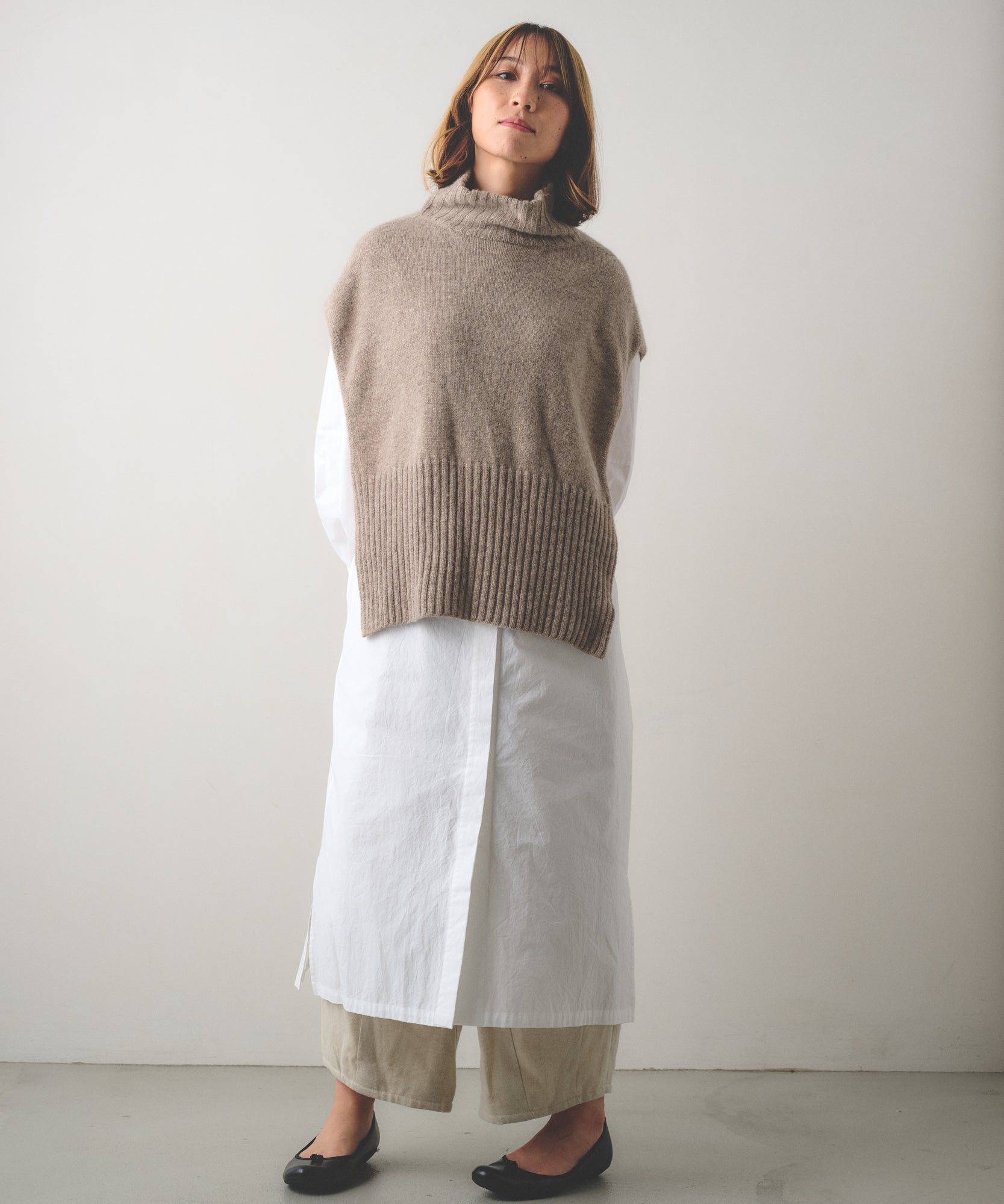 カシミヤ糸のケープレット（CAA-990） – WOOL STUDIO