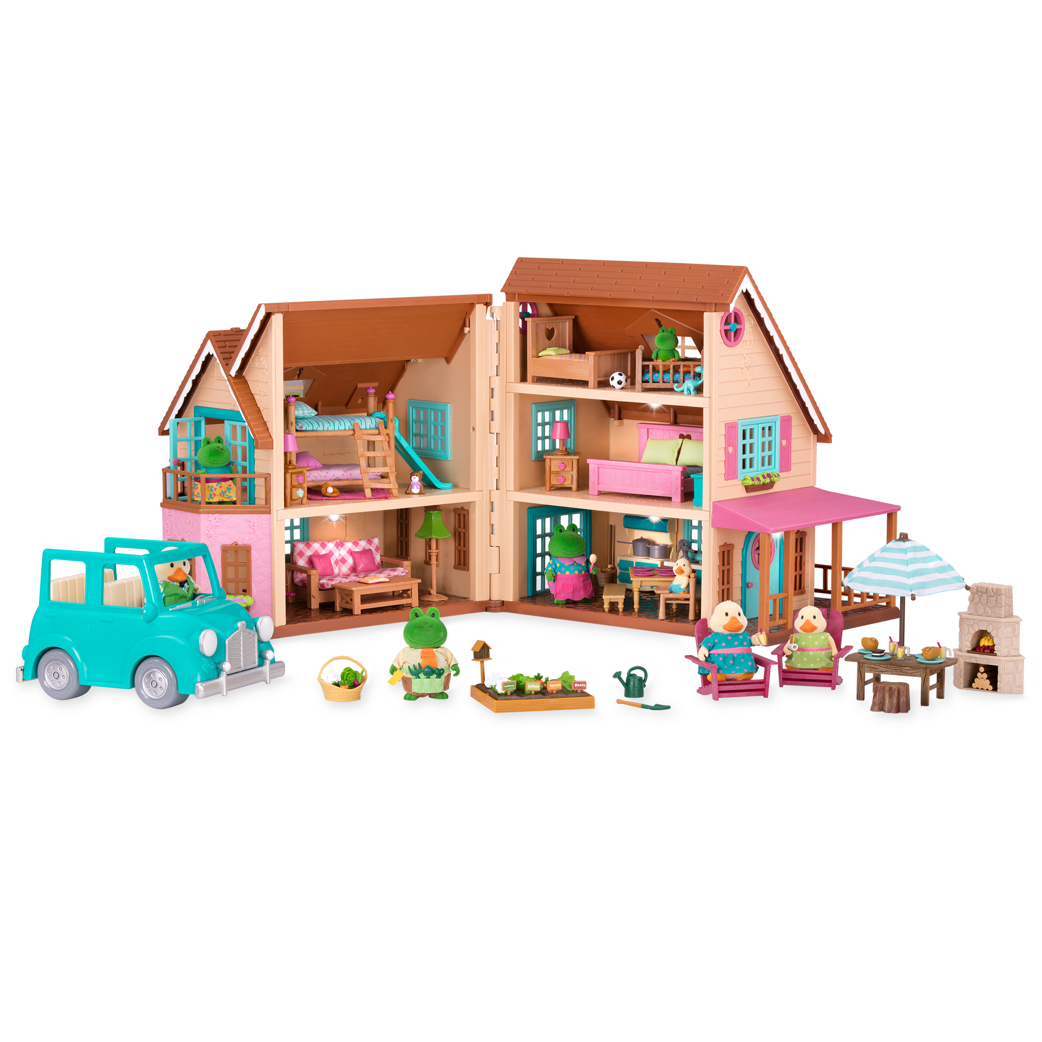 Honeysuckle Hillside Cottage |Toy Housee | Li'l Woodzeez
