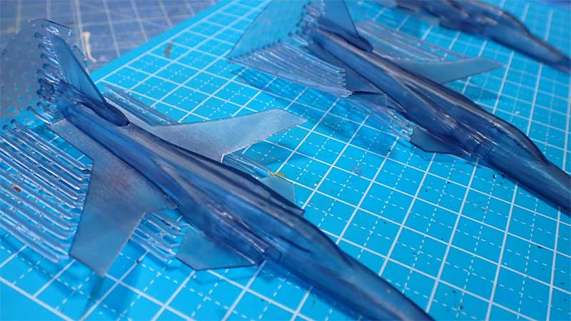 X-29 1/144 風間 真機 製作しました | ウォルクラフト