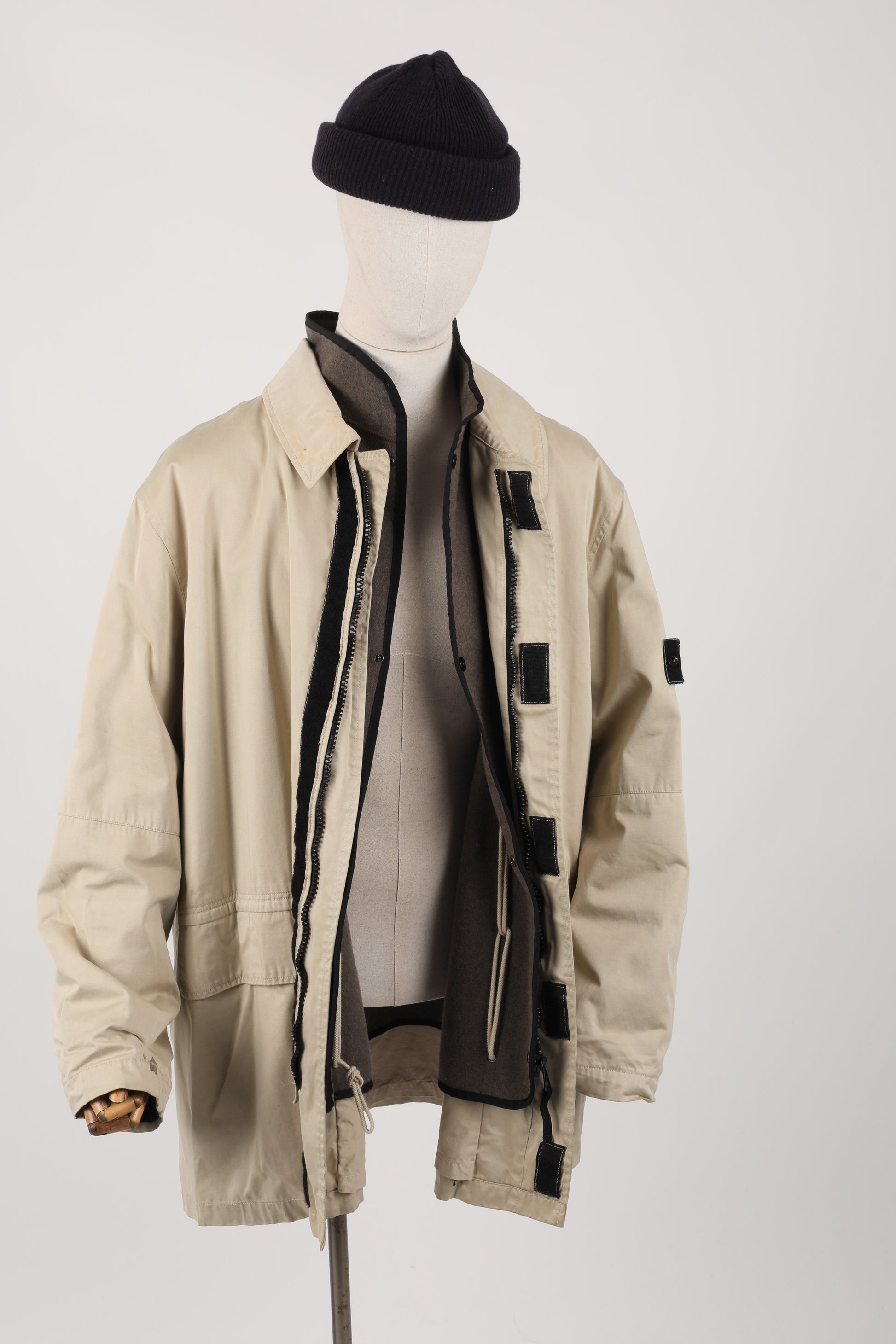 1997 Stone Island Raso Gommato trench (XXL) Paul Harvey