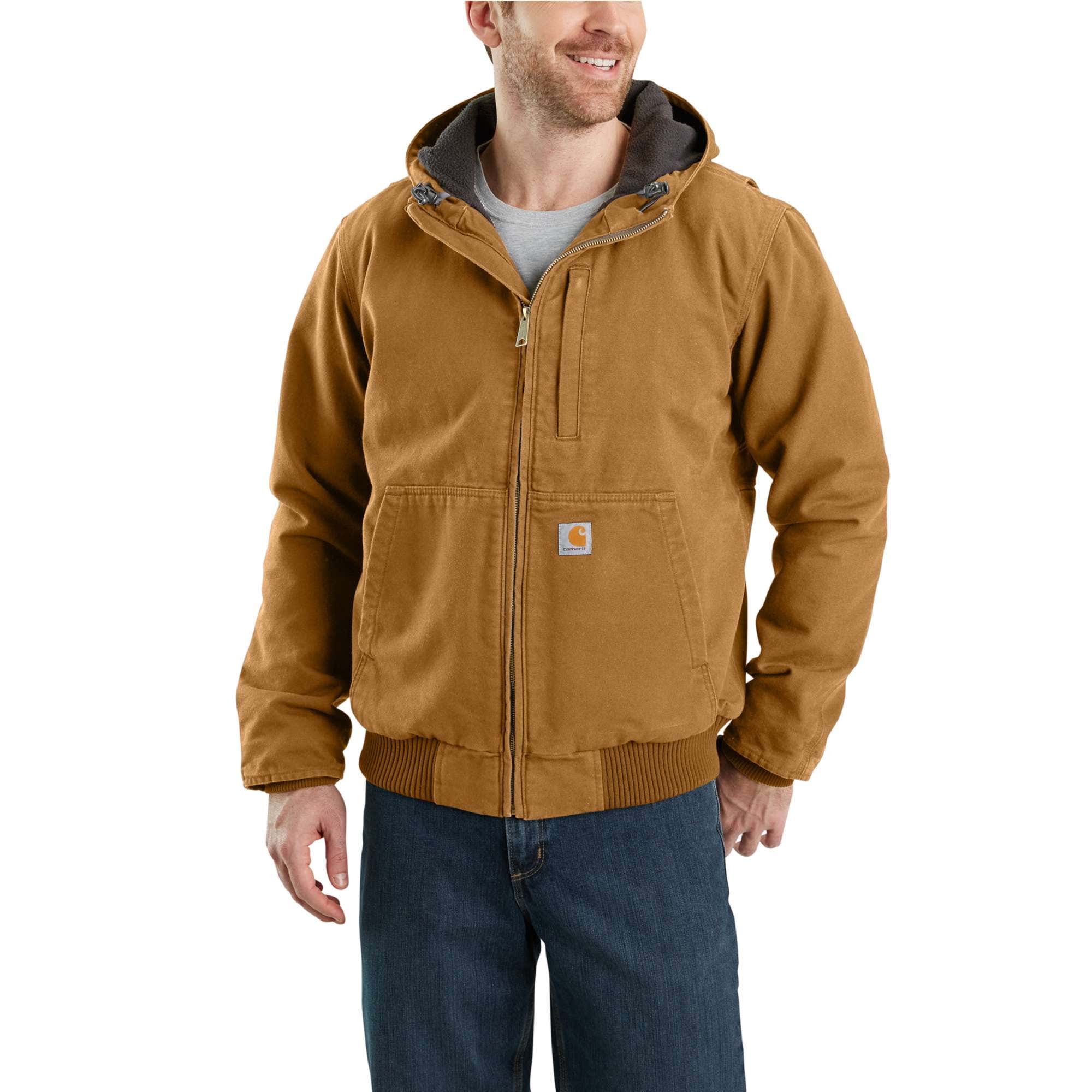 Carhartt Men's Jacket: 103371 211 Carhartt Brown Full Swing