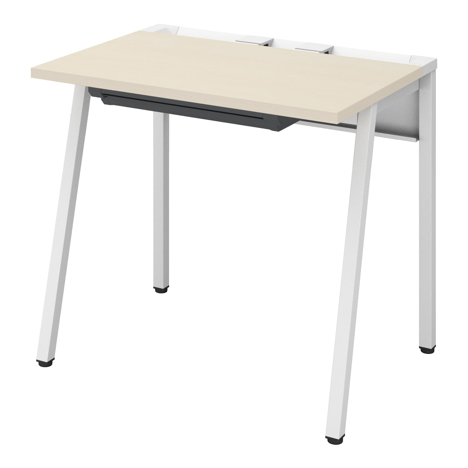 LEAN リーン／平机／センター引き出し付き／W800×D600／天板ナチュラル