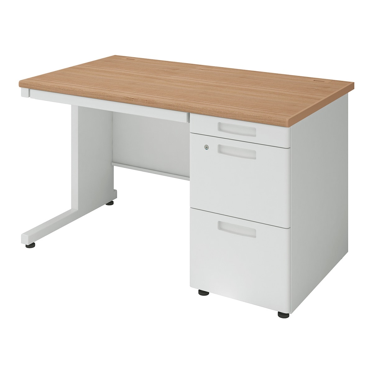 INVENT インベント／片袖机／W1200×D700／天板ラスティックミディアム