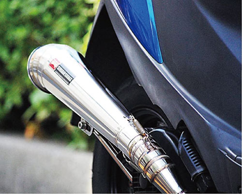 アドレスv125 GPスタイルマフラー gpe-1 - バイクパーツメーカー