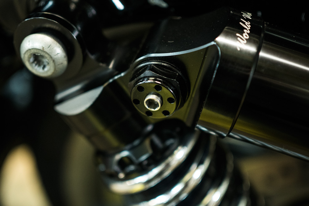 スポーツスター用 タンク付きアジャスタブルサスペンション - バイク