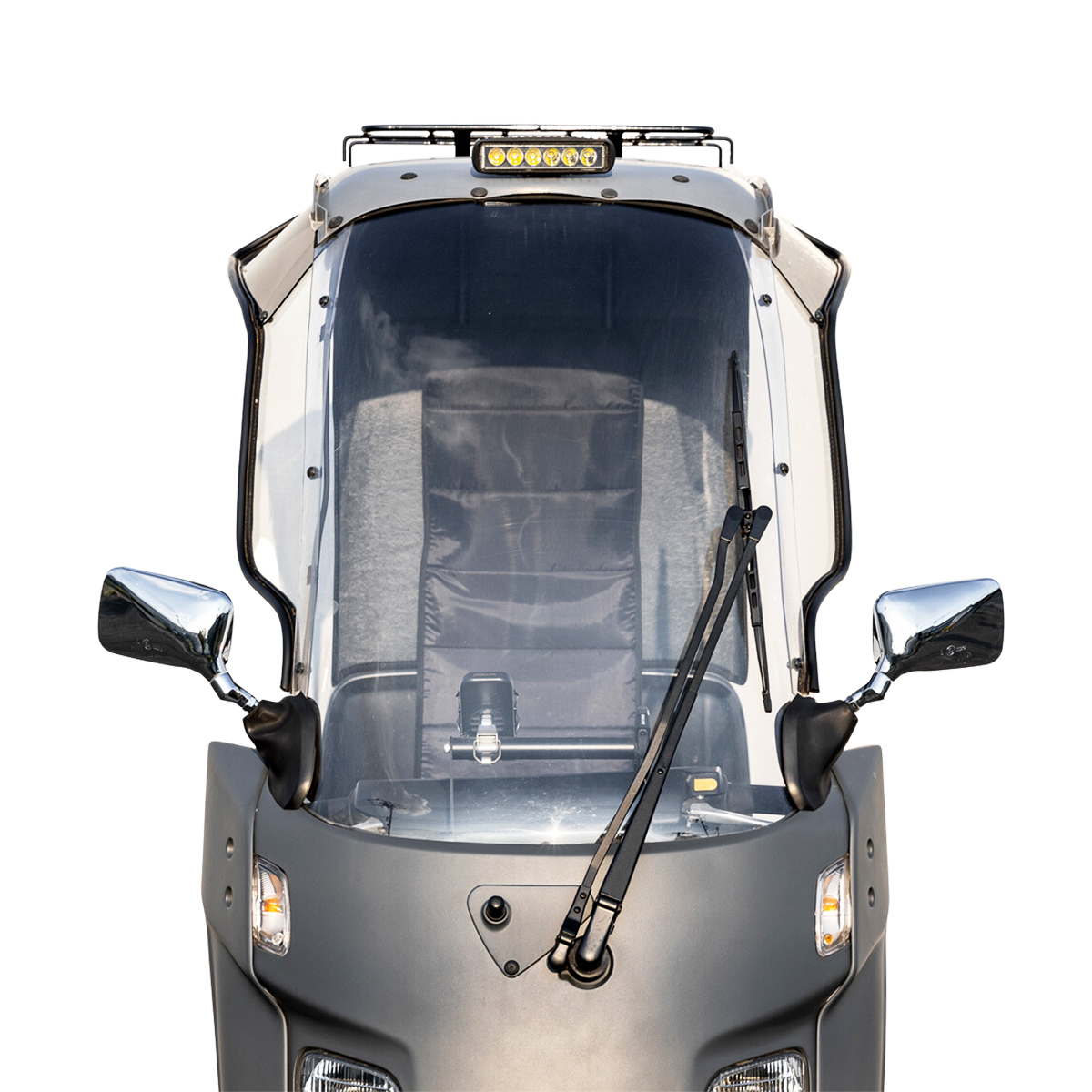 ジャイロキャノピー用ワイドバイザー WS-21 - バイクパーツメーカー