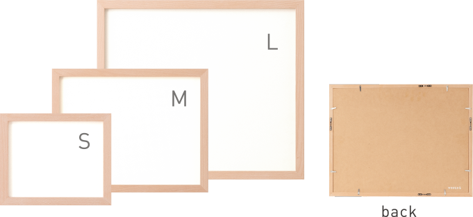 フレーム（ナチュラル）|似顔絵オプション商品|似顔絵ウェルカムボード