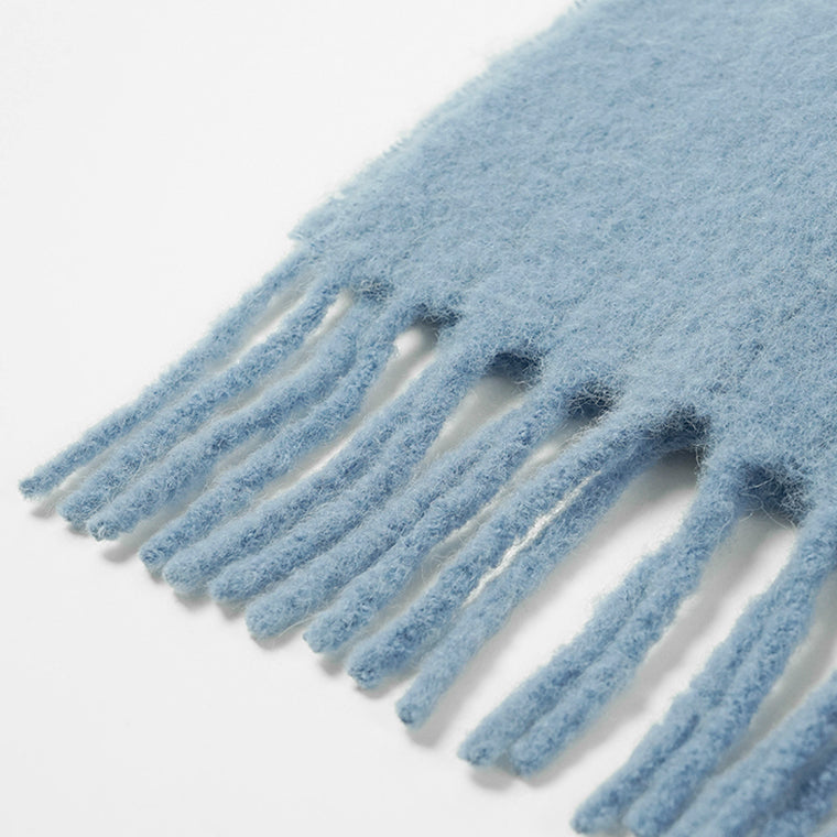 メゾンキツネ MAISON KITSUNE メンズ レディース マフラー ブルー