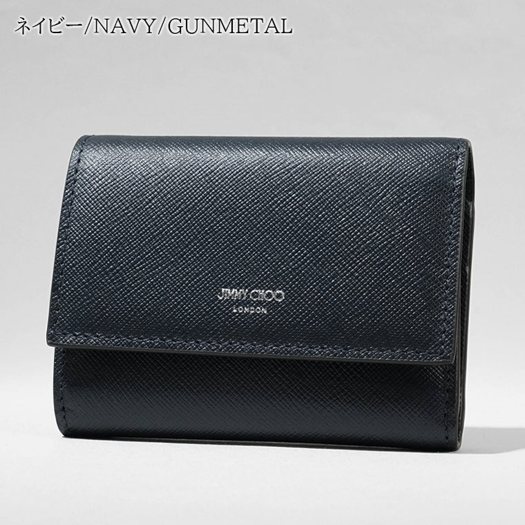 ジミーチュウ JIMMY CHOO メンズ レディース 3つ折り財布 ブラック