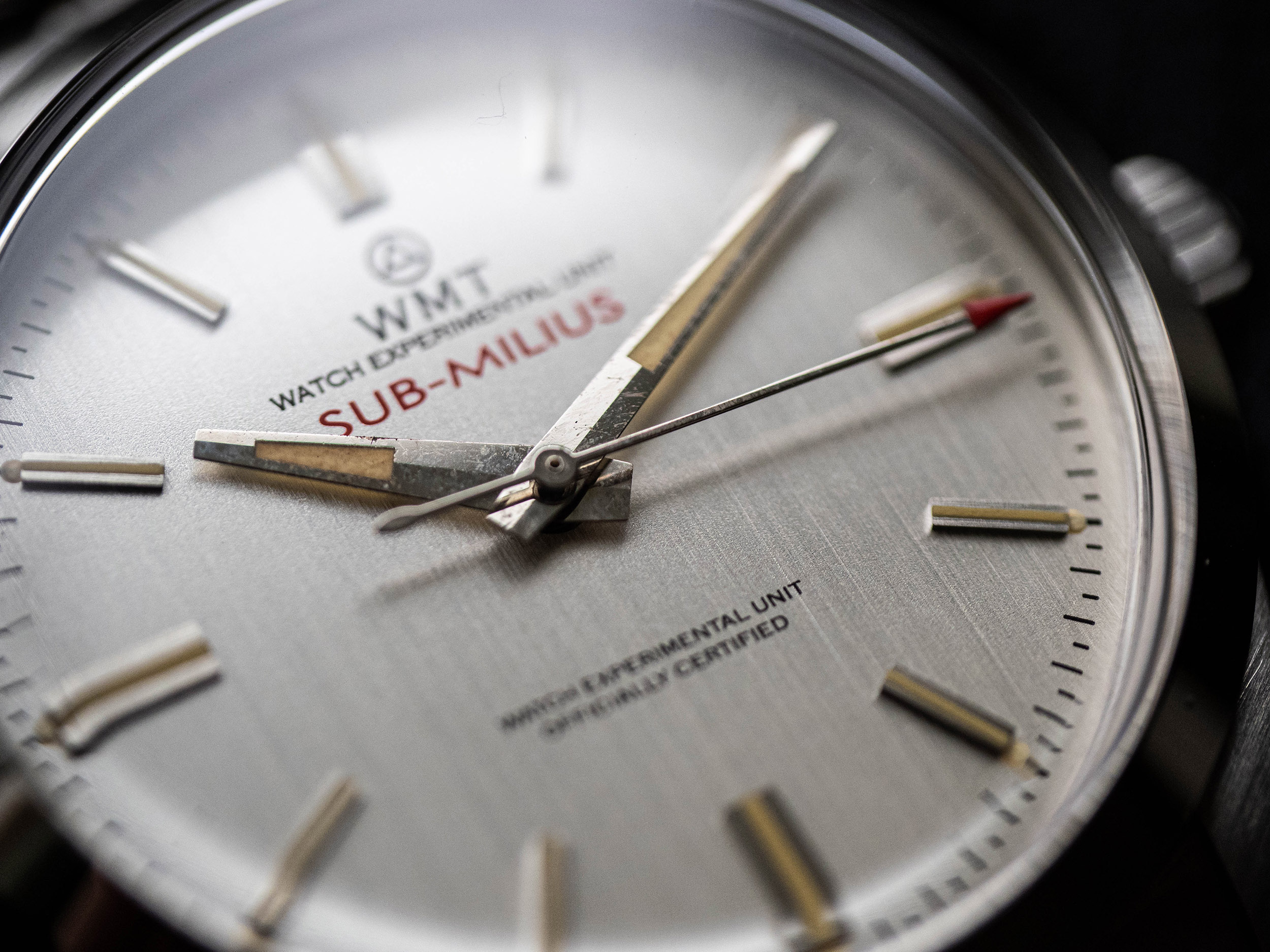 SUB-MILIUS MK II - Silver Dial Aged Edition / Limited 50 PC - WMTWatch