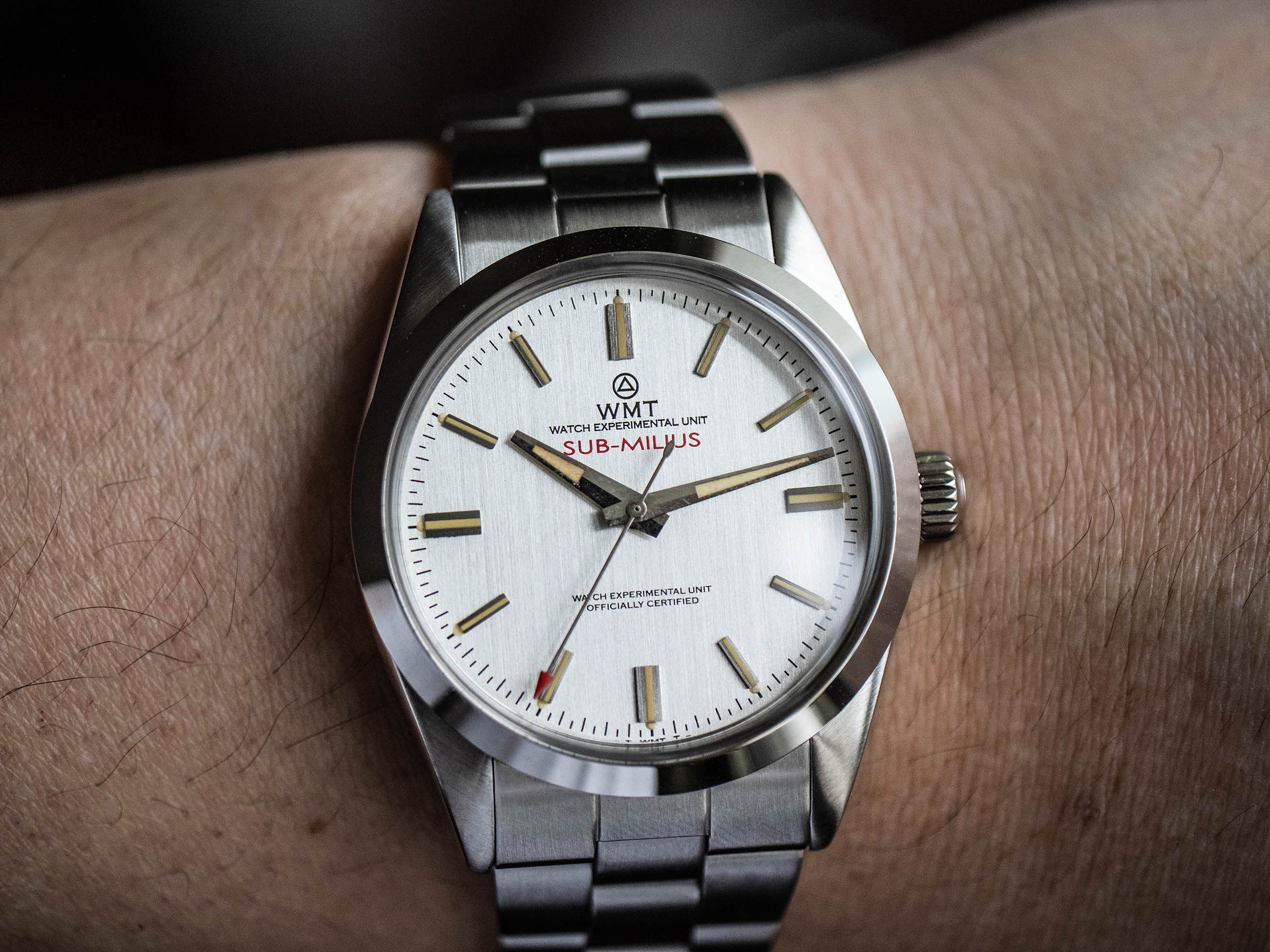 SUB-MILIUS MK II - Silver Dial Aged Edition / Limited 50 PC - WMTWatch