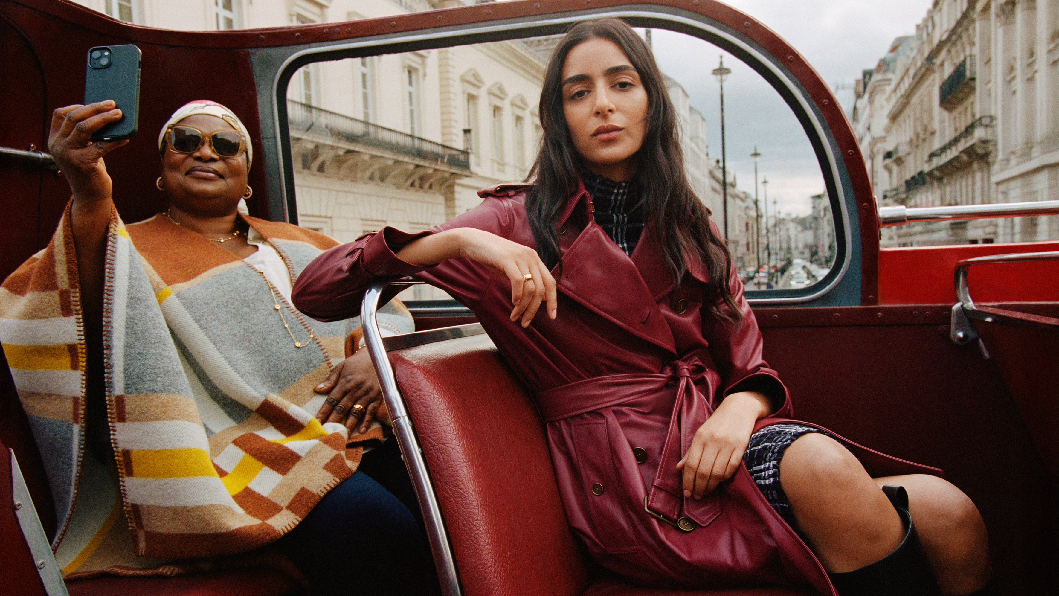 Burberry Returns to the City on a Red London Double-decker Bus