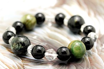 悪縁切り・魔除けブレスレット｜神業ストーン＆フォルセティ｜天然石