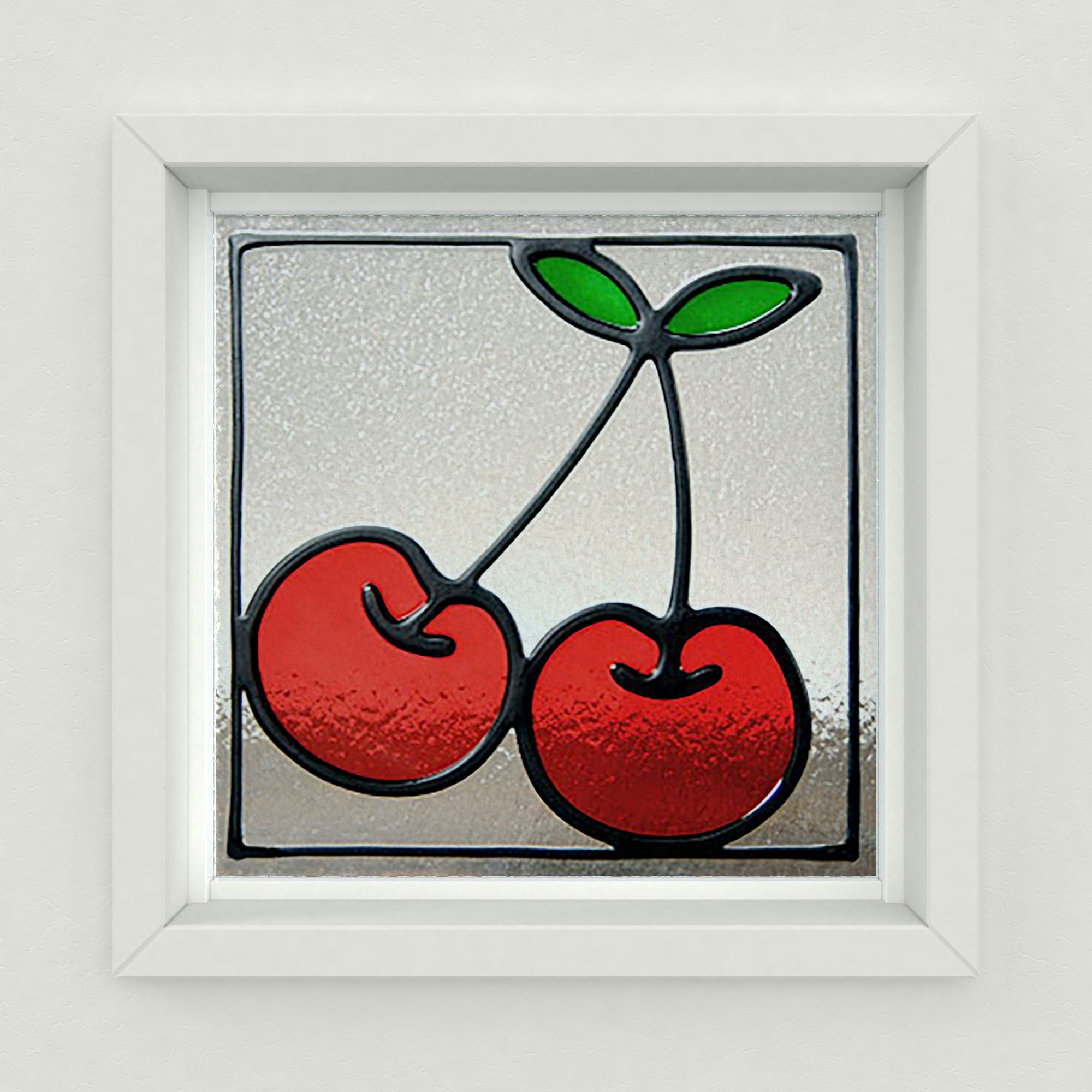 ステンドグラス風装飾ガラス(スクウェア) OG221｜オーダーガラス板.com