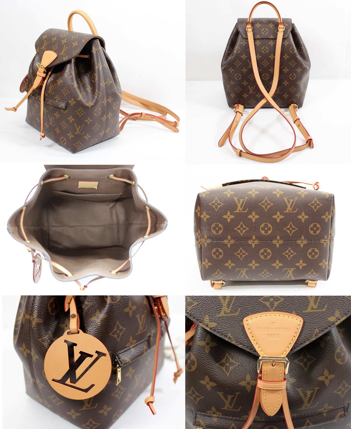 ルイ・ヴィトン「モンスリ NM PM」モノグラム・リュック高価買取中