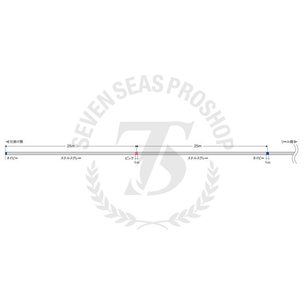 Varivas Avani Casting SMP 300m #PE-12 (Stealth gray-with marking