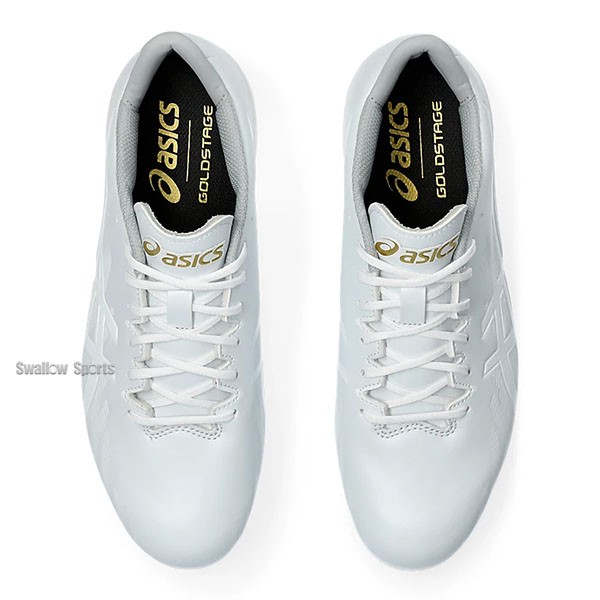野球 スパイク アシックス 金具 白スパイク 軽量 高校野球対応