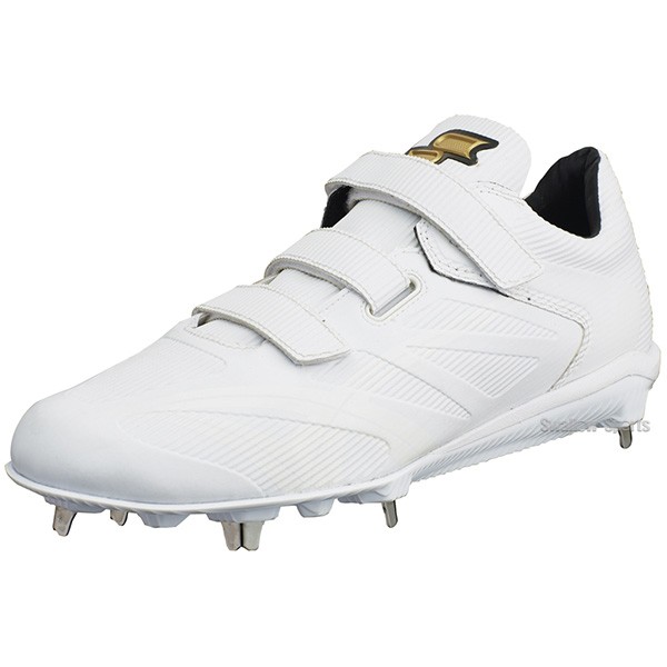 R】野球 SSK スパイク マジックテープ 金具 白スパイク 高校野球対応