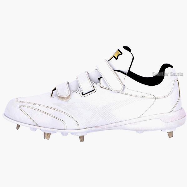 野球 エスエスケイ SSK スパイク 野球スパイク 白 マジックテープ 金具