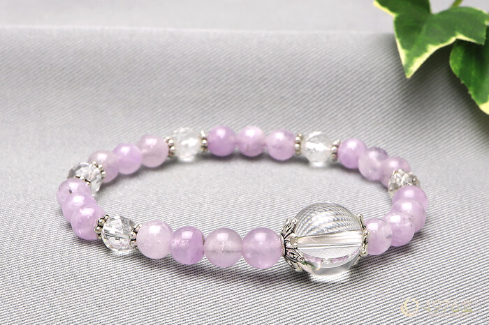 天然石ブレスレット ラベンダーアメジスト・大玉メイン ｜ 天然石通販